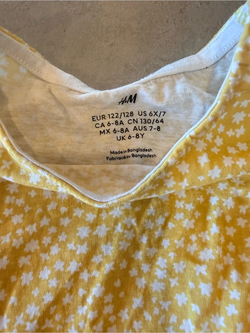 H&M girl’s Mixed-Print dresses — Black, Pink, Yellow, Blue